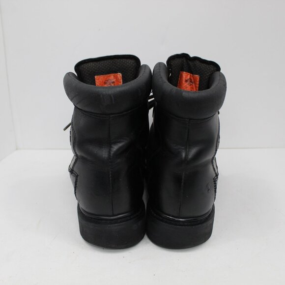 Harley Davidson Black Leather Riding Boots Stock #91005 - Picture 6 of 11
